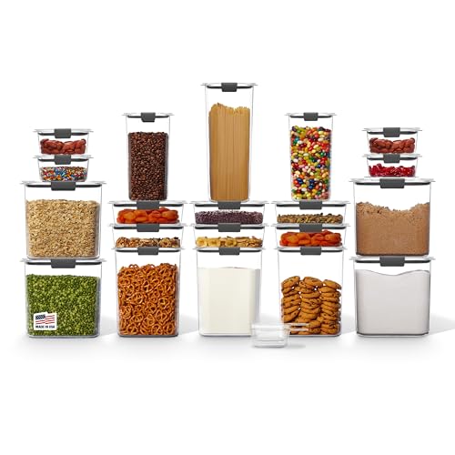 20 Pack Rubbermaid Brilliance Airtight Food Storage Containers