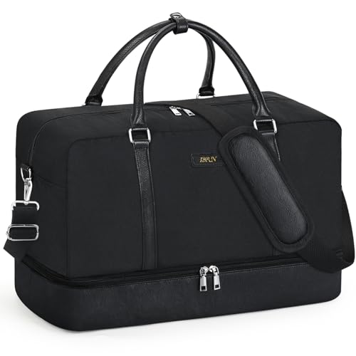 Weekender Travel Duffle Bag with Shoe Compartment