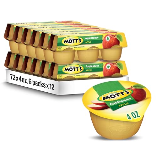 72 Pack Mott's Applesauce Cups 4oz