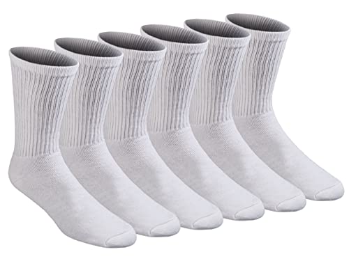 6 Pack Dickies Men's Cushion Crew Socks Multipack