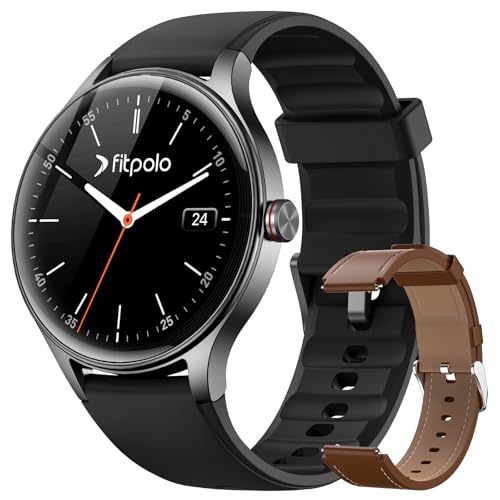 Smart Watch Fitness Tracker with Bluetooth Calling, 2 Bands