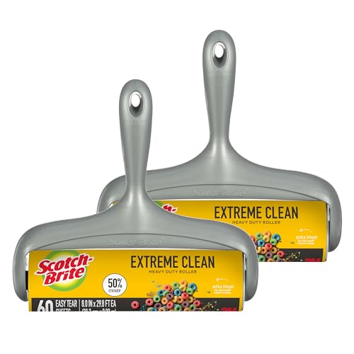 2 Pack Scotch-Brite Extra Sticky Large Lint Rollers