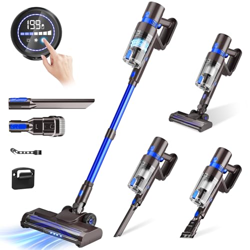 Cordless Stick Vacuum Cleaner, 550W Rechargeable Handheld