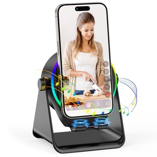 Wireless Bluetooth Induction Speaker with Phone Stand