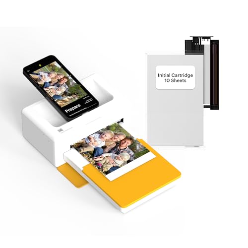 KODAK Dock Plus Instant Photo Printer 4x6 with Paper