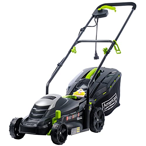 Corded Electric Lawn Mower 14 Inch 11-Amp