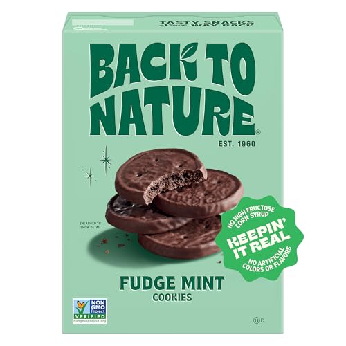 Back to Nature Fudge Mint Cookies, Plant-Based, 5.5 oz