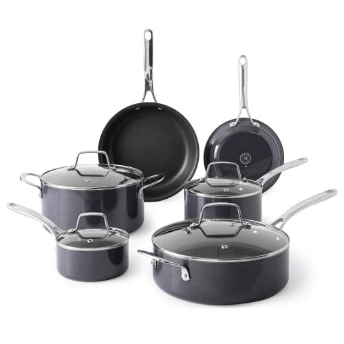 Martha Stewart 10 Piece Nonstick Aluminum Cookware Set