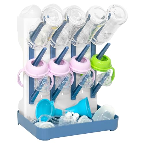 Baby Bottle Drying Rack Vertical Countertop Holder Dryer