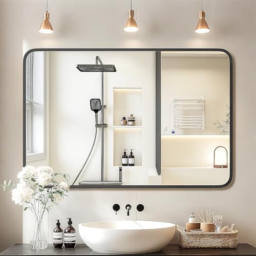 24x36 Inch Modern Bathroom Vanity Wall Mirror