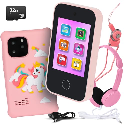 Kids Touchscreen Phone Toy with Games and MP3 Player