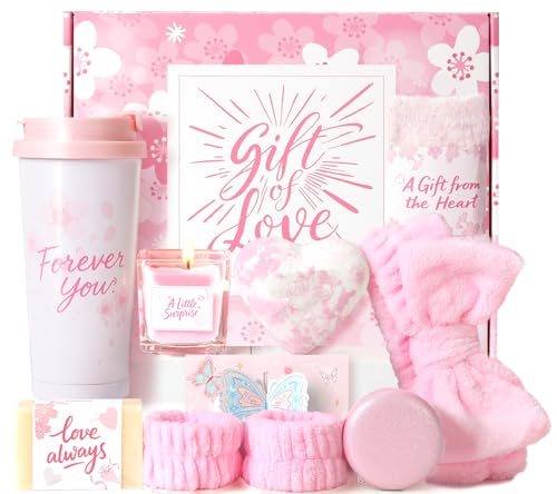 Cherry Blossom Spa Gift Box Self Care Set for Women