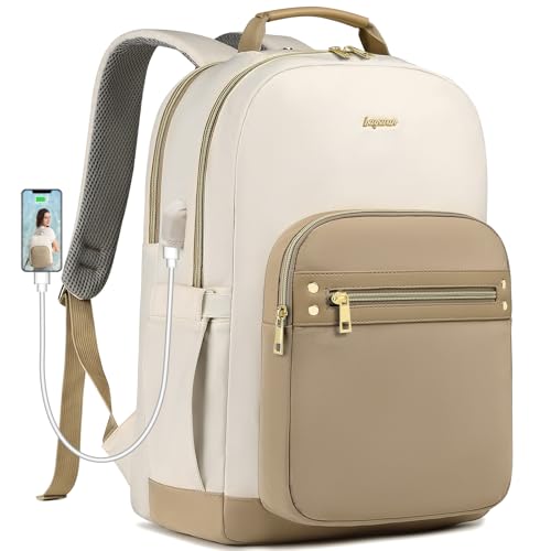 Laptop Backpack 15.6 Inch Waterproof USB Charging Work Bag