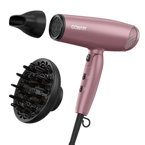 Conair 1875W Folding Hair Dryer with Diffuser