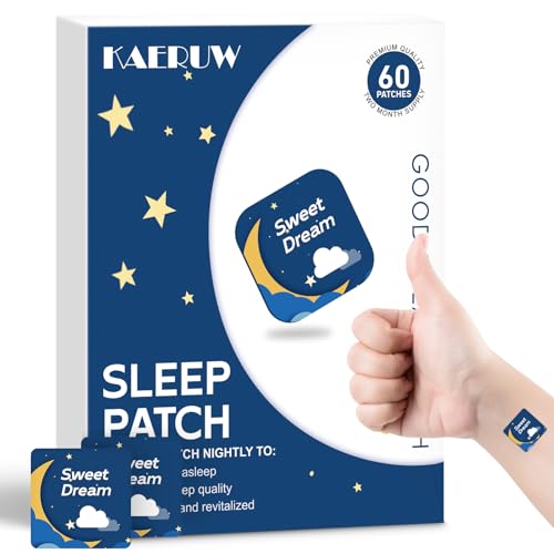 60 Sleep Patches for Adults with Magnesium, Cherry