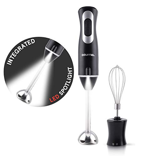 Gourmia Immersion Hand Blender, 12 Speed with Whisk
