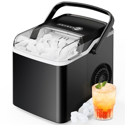 Countertop Ice Maker, 9 Cubes in 6 Minutes