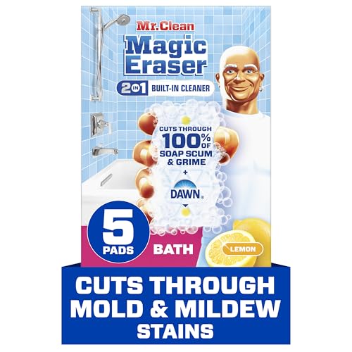 5 Pack Mr. Clean Magic Eraser Bathroom Cleaner Sponges