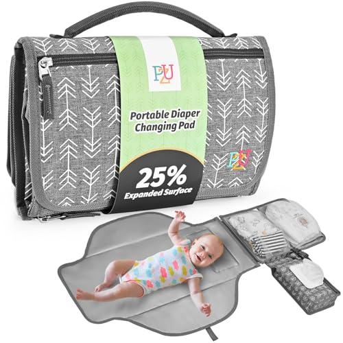 Portable Baby Diaper Changing Pad with Wipes Pocket