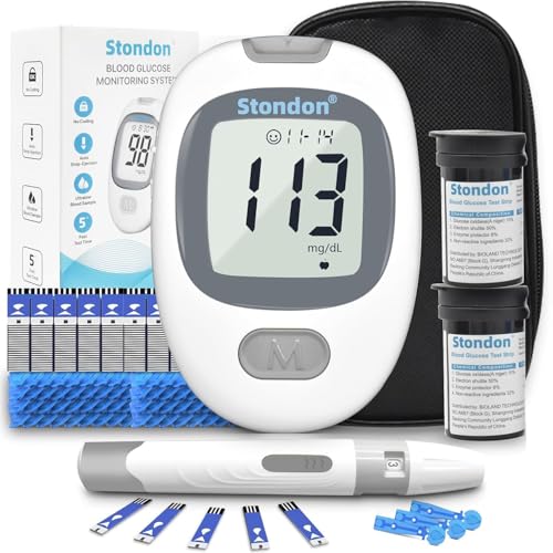 Blood Glucose Monitor Kit with 100 Test Strips
