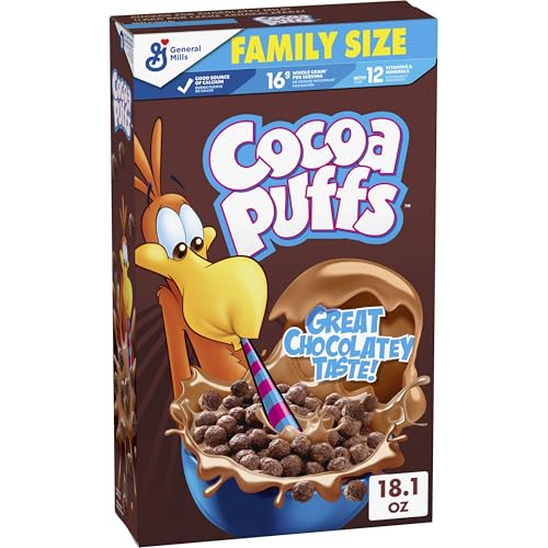Cocoa Puffs Chocolate Breakfast Cereal Whole Grain 18.1oz