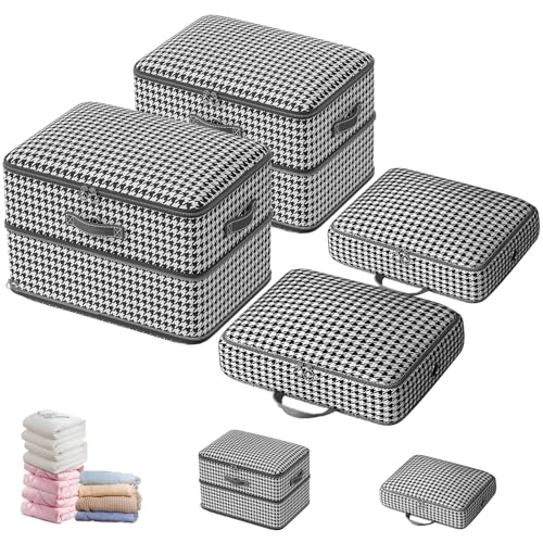 4 Pack Compression Storage Bags for Clothes Blankets