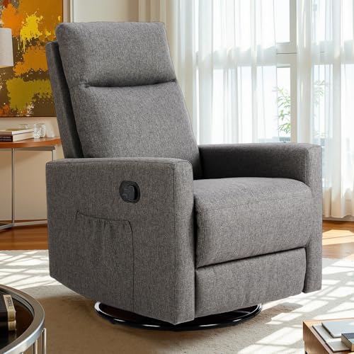 Recliner Chair 360 Swivel Rocker Glider for Adults