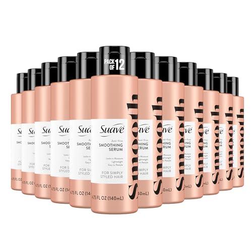 12 Pack Suave Anti Frizz Hair Serum, Styling Products
