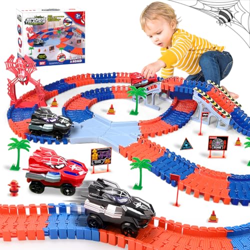 Spider Car Race Track Set with 2 Cars