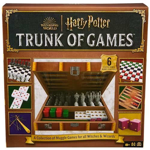 Spin Master Harry Potter 6-in-1 Wooden Game Set