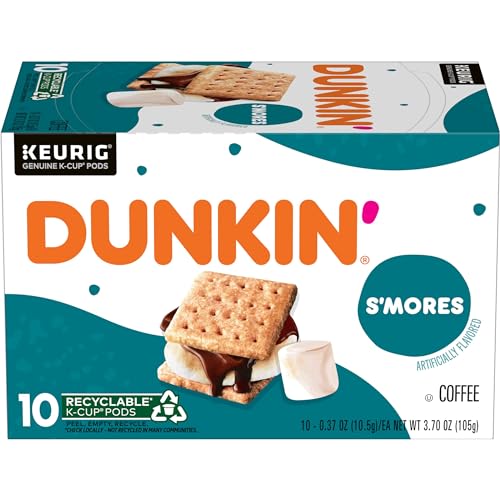 60 Count Dunkin’ S’mores Coffee K-Cup Pods