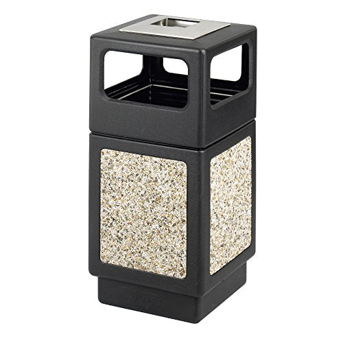 Safco 30 Gallon Outdoor Indoor Commercial Trash Can