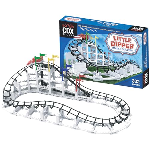 Little Dipper Roller Coaster Building Set, 324 Pieces