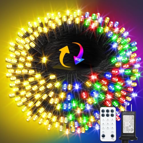100Ft LED Color Changing String Lights with Remote Control