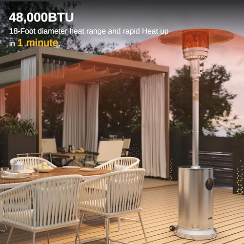 EAST OAK 48,000 BTU Outdoor Patio Heater