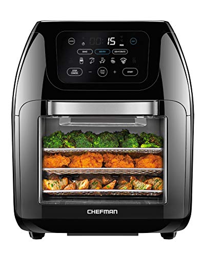 Chefman 10L Digital Air Fryer Oven with Rotisserie