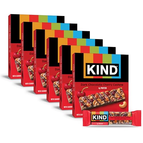 36 Count KIND Nut Bars, Dark Chocolate Cherry Cashew Snacks