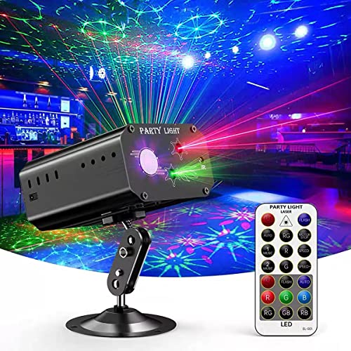 Sound Activated DJ Disco Party Lights with Remote