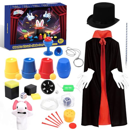 Magic Tricks Kit for Kids with Costume and Wand