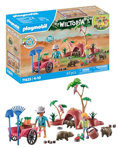 Playmobil Wiltopia Wombat Shelter Animal Playset for Kids