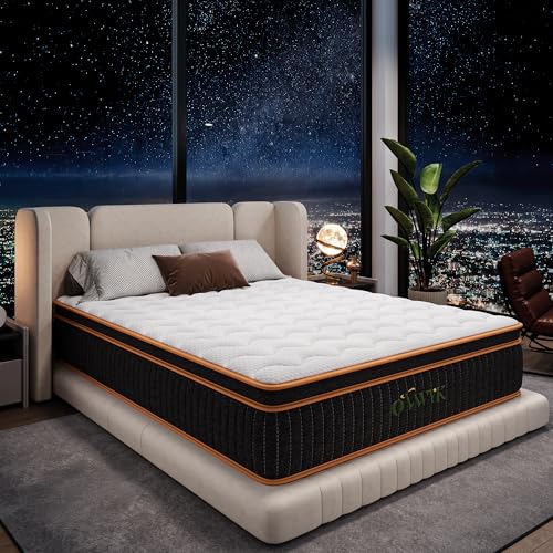 Queen Hybrid Mattress 12 Inch Memory Foam Springs