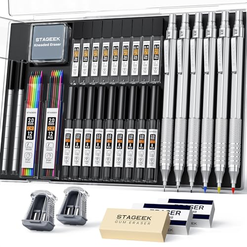 35 Pack Mechanical Pencils with Lead Refills