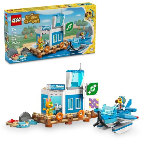 LEGO Animal Crossing Dodo Airlines Airport Playset Toy