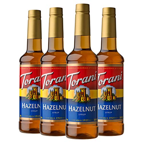 4 Pack Torani Hazelnut Syrup 25.4 oz Bottles