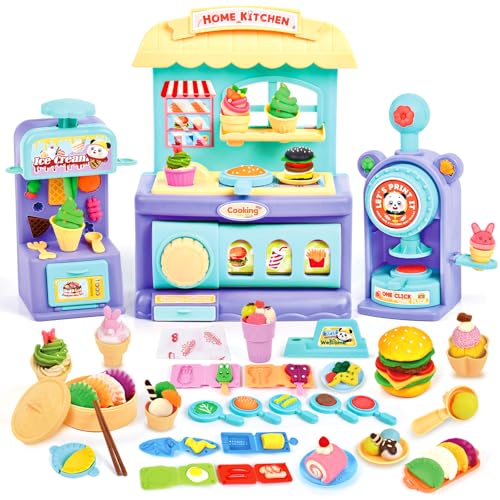 3 in 1 Kids Play Dough Kitchen Set