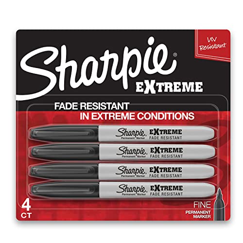 4 Pack Sharpie Extreme Permanent Fine Point Markers