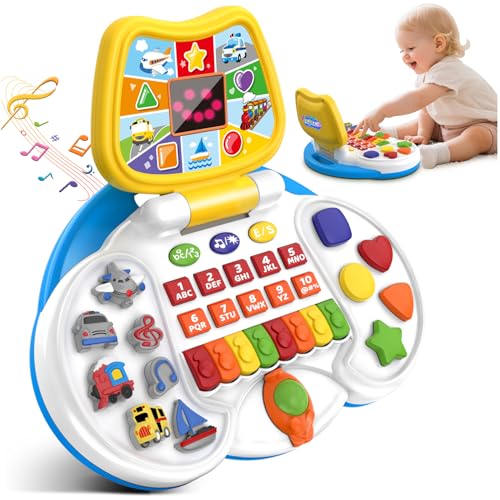 Interactive Bilingual Toddler Laptop Educational Learning Toy