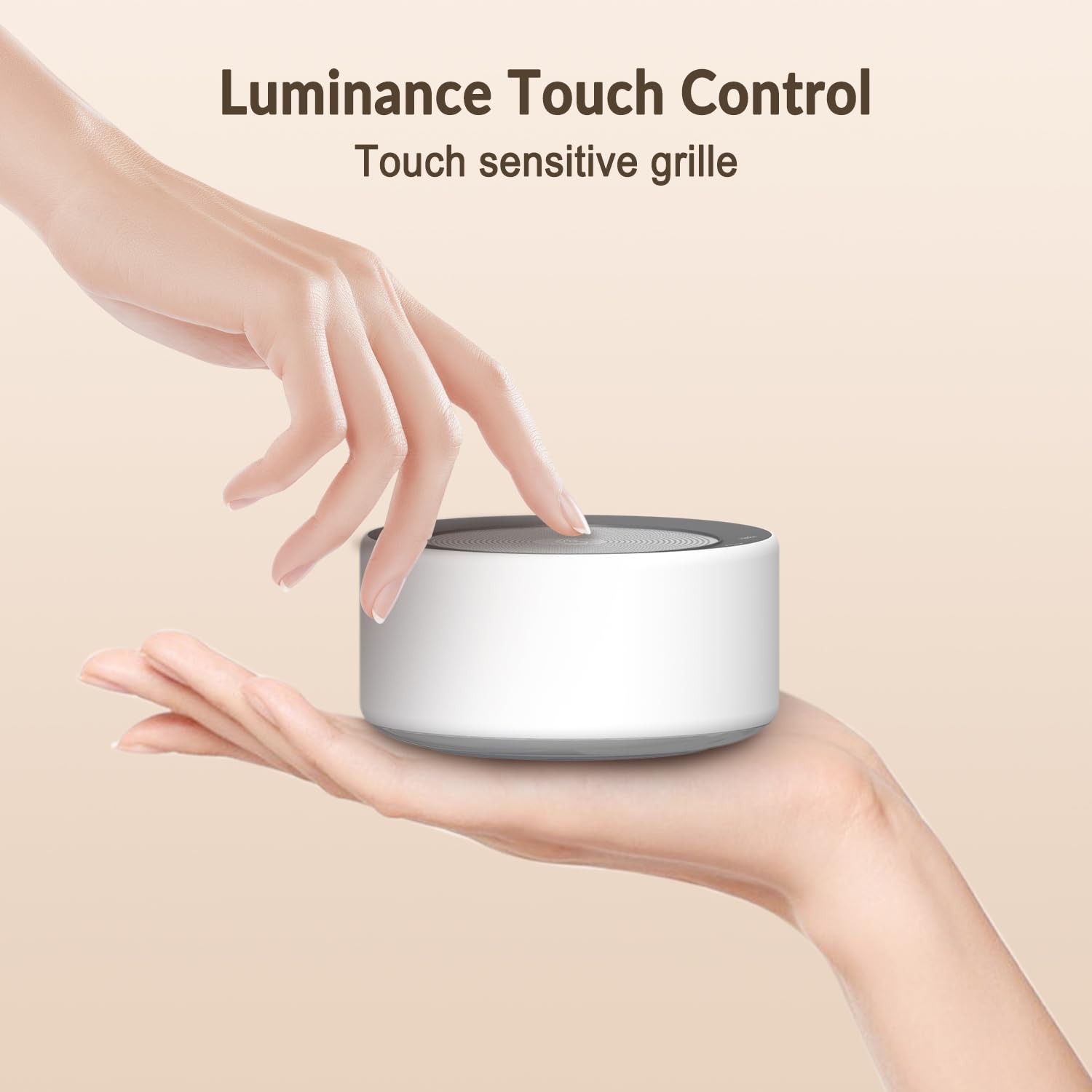 Kipcush White Noise Sound Machine with Night Light