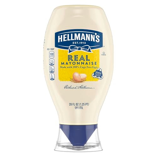 HELLMANN'S Real Mayonnaise Squeeze Bottle Gluten Free 20oz