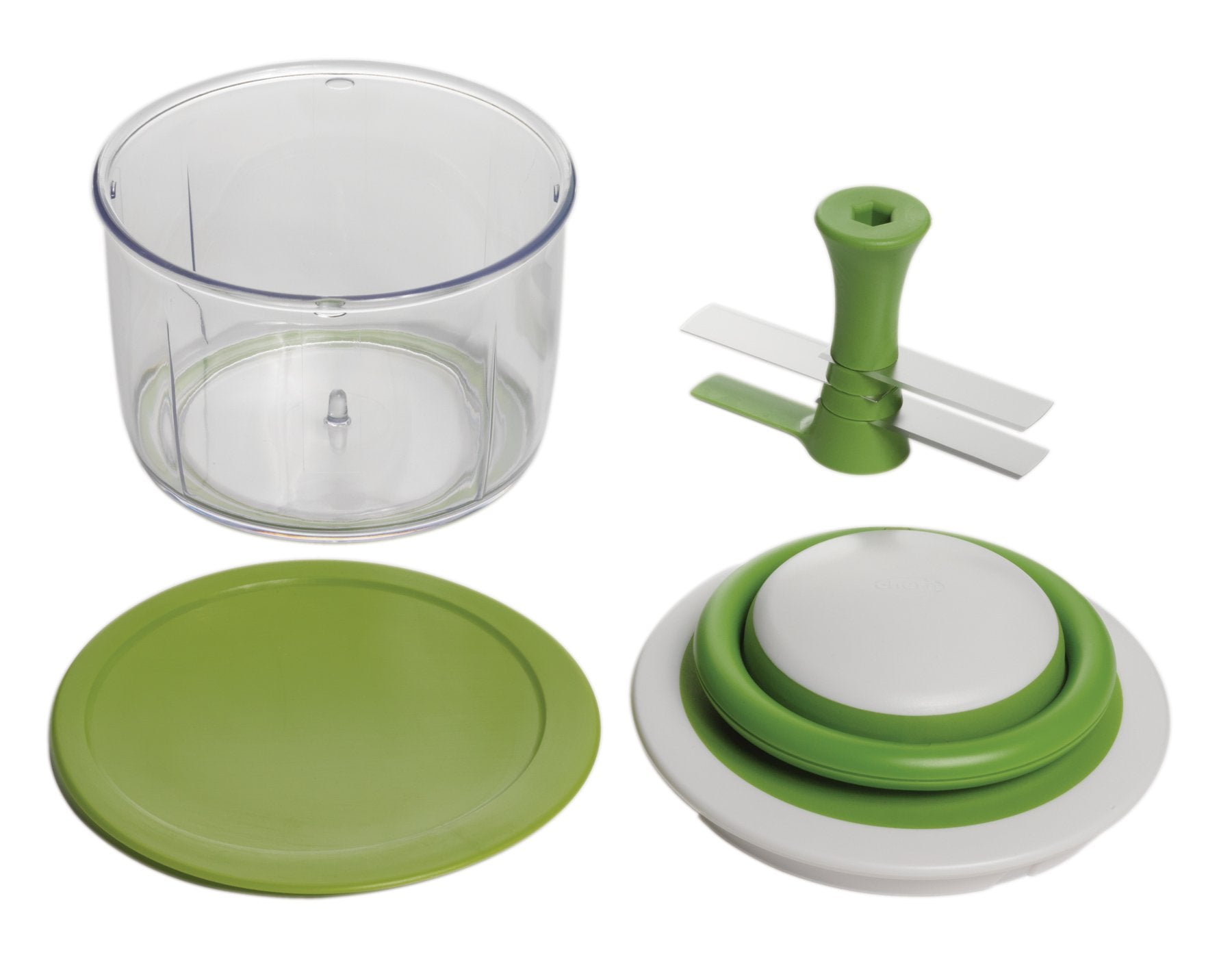 Chef'n VeggiChop Hand-Powered Food Chopper, Cherry